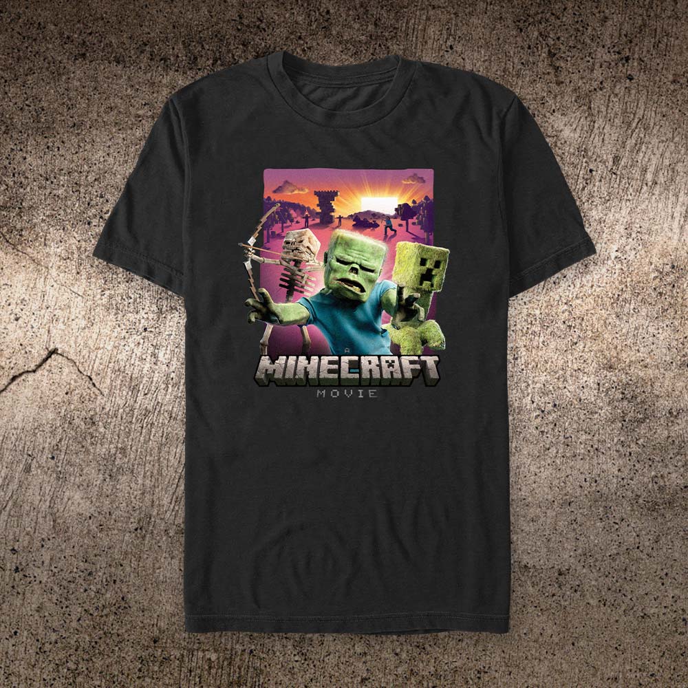 Camiseta de esqueleto, zombi y enredadera